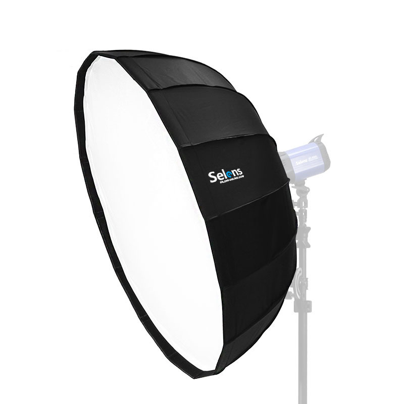 Selens 105cm 16 Rods Quick Folding Portable Beauty Dish Umbrella Softbox for Portrait Product Photography Photo