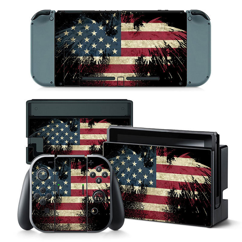 Yiscaxia for Nintendo Switch Skin High Resolution Skin Console Games Sticker Custom Design Gamepad Vinyl Screen Skin Sticker