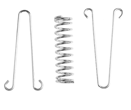 Tent fasteners Wind rope steel fasteners Tent camping wind spring hiking hammock chair chrome spring