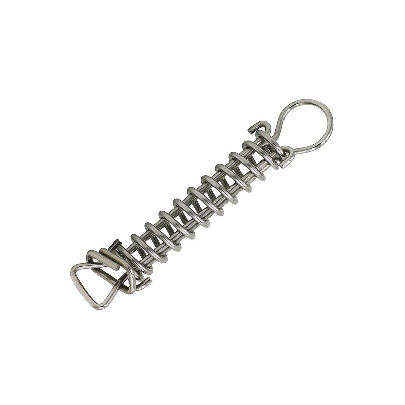 Tent fasteners Wind rope steel fasteners Tent camping wind spring hiking hammock chair chrome spring