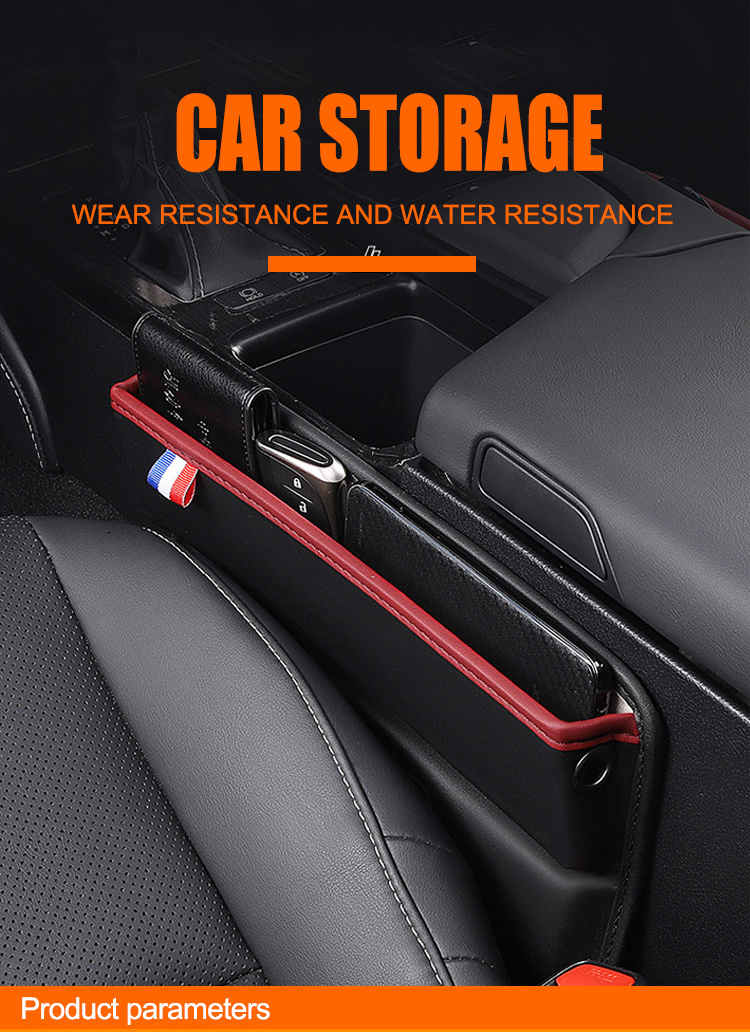 Car Gap Filler Organizer Car Seat Side Gap Filler Car Console Side Organizer Seat Gap Filler