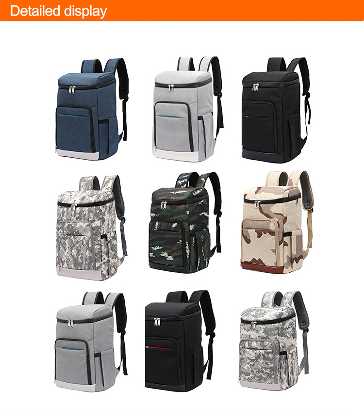 High Quality Portable Insulated Lunch Cooler Backpack Outdoor Travel Waterproof Lunch Bag for Picnic