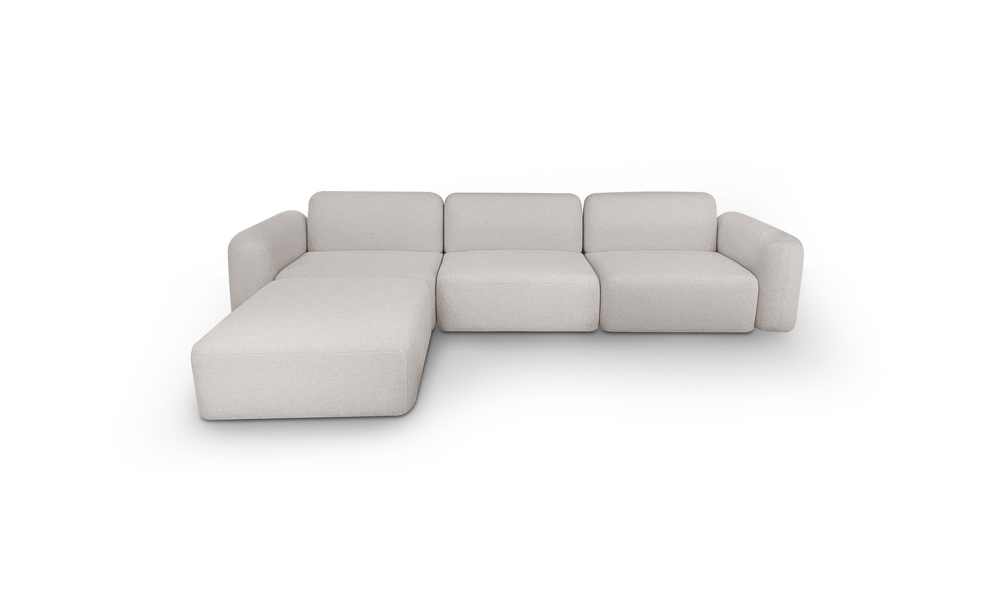 Yisen 2023 New Arrival Hotel Furniture Lobby White Sofa Set Modern Design Sectional L Shape Sofa Set