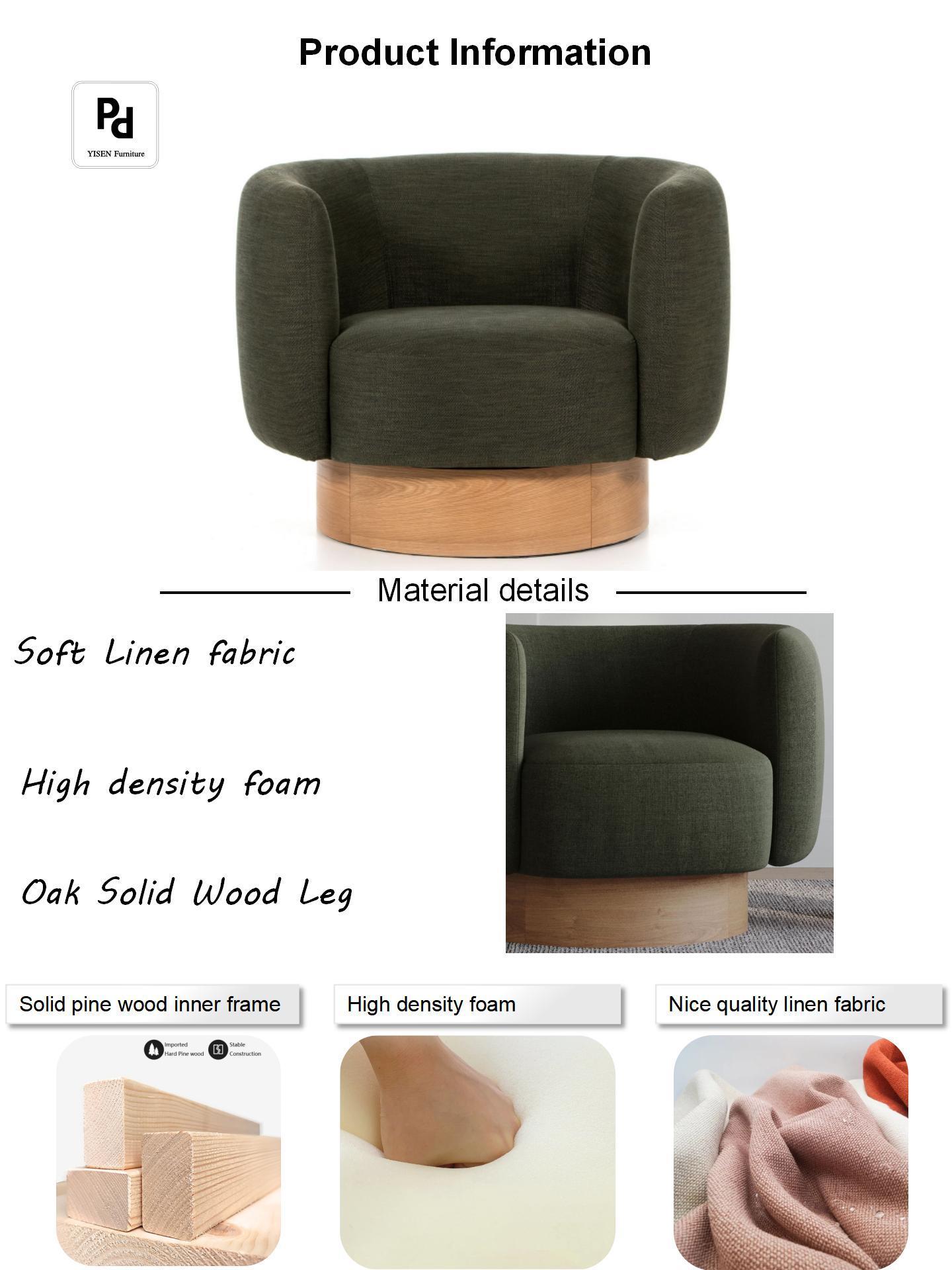 Nordic Single Office Chair Luxury Designs Upholstered Modern Home Living Room Sofas Set Furniture