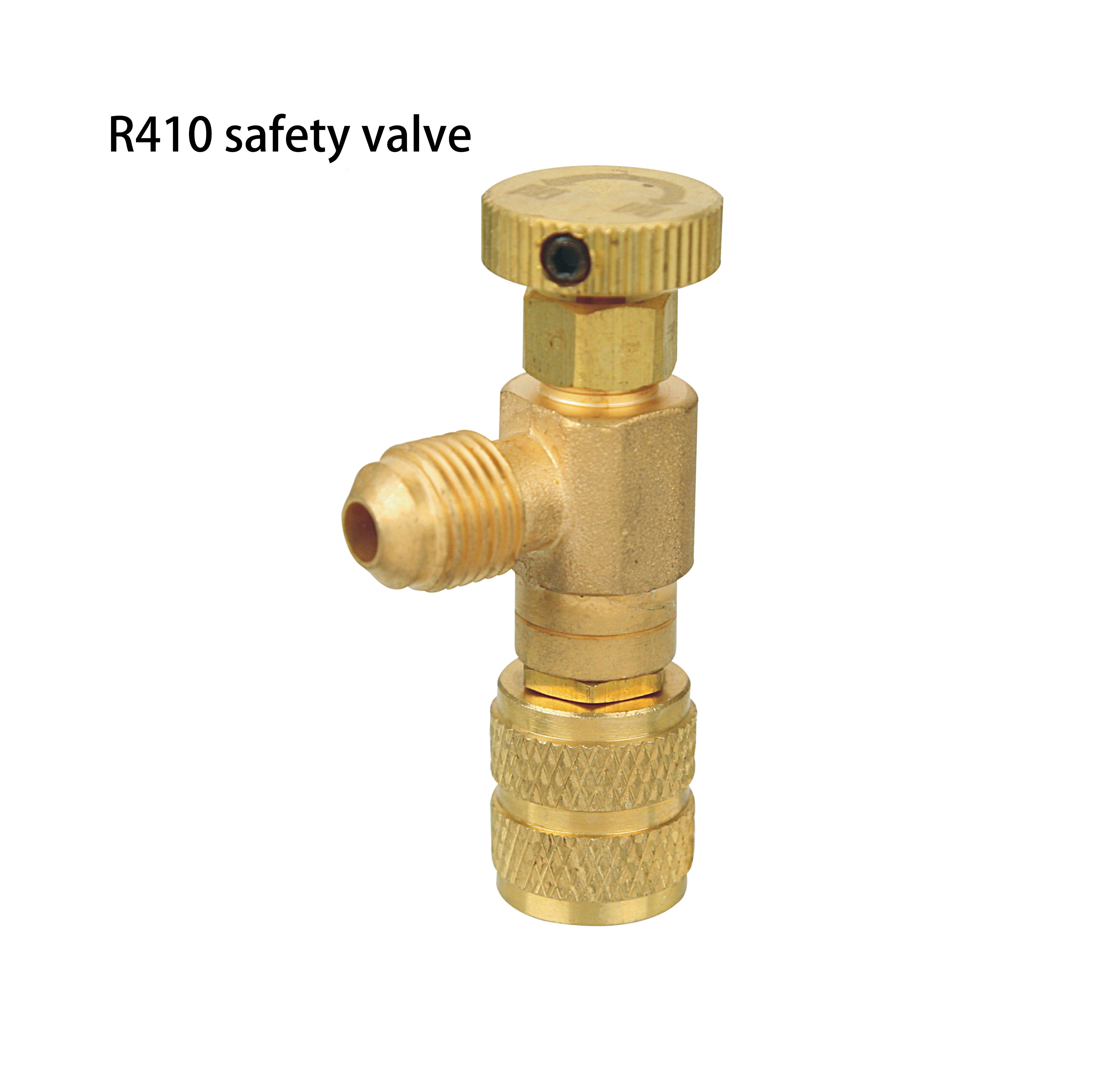 R410  Brass straight refrigerant ball valve for charging