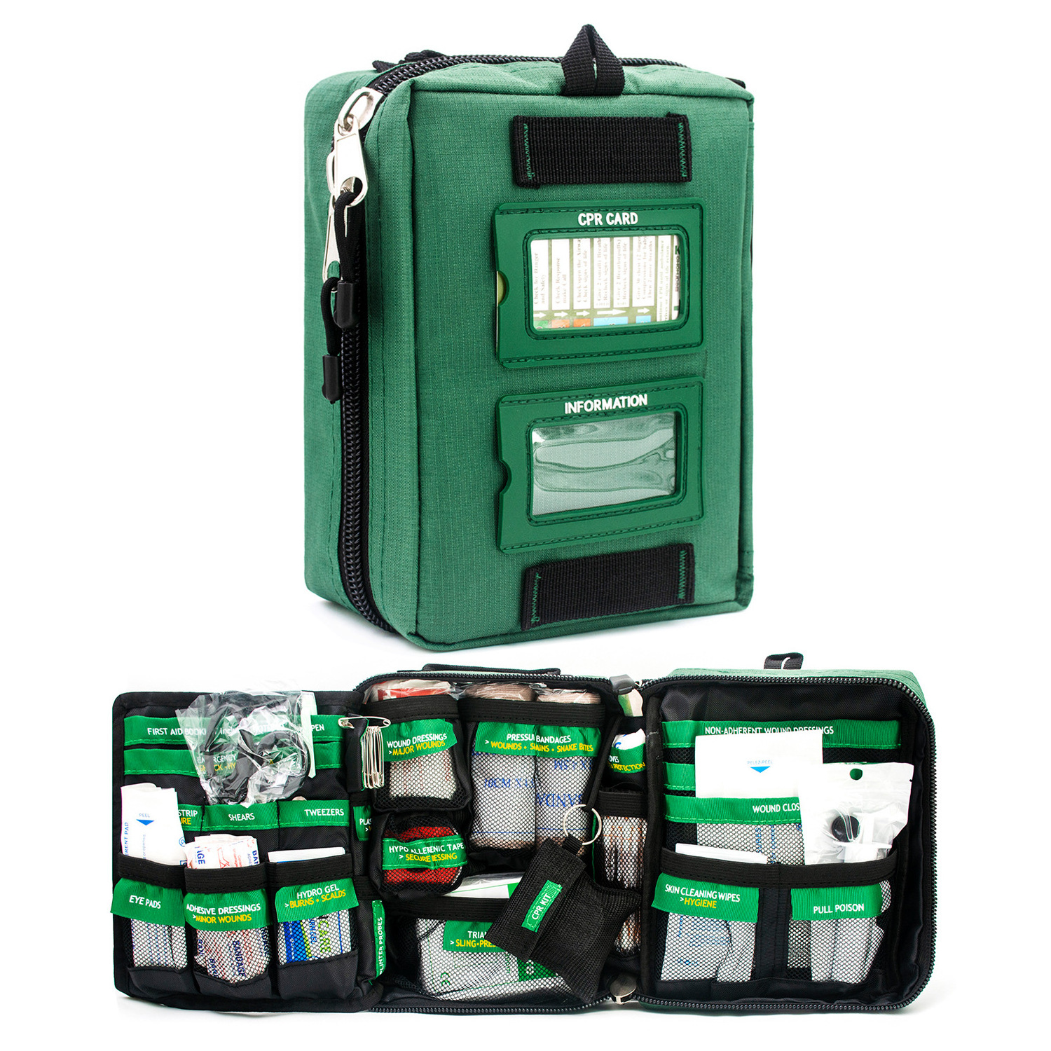 Bearhoho Outdoor First Aid Kit with Emergency Medical Supplies Survival Kit Car Travel camping tool Trauma Home First Aid Kit