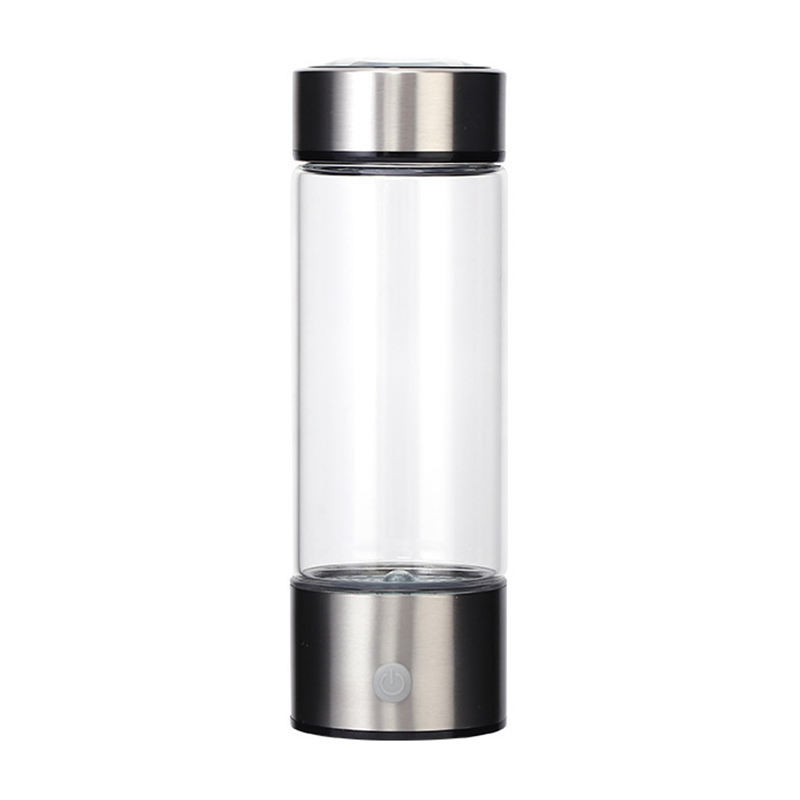 Smart electric hydrogen water bottle 420ml portable hydrogen generator h2 hydrogen rich water bottle