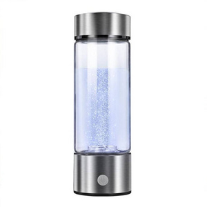 Smart electric hydrogen water bottle 420ml portable hydrogen generator h2 hydrogen rich water bottle