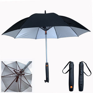 YS-1103  Custom Cooling Fan Misting Umbrella For Summer Outdoor Cooling Umbrella with Fan and Water Mist Anti UV Parasol