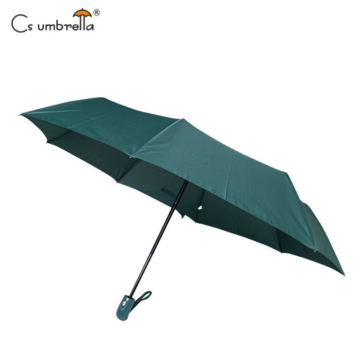 YS-3063 Factory Supply Travel Folded Umbrella Advertising Gift Windproof Auto Open And Close Custom 3 Folding Umbrella With Logo