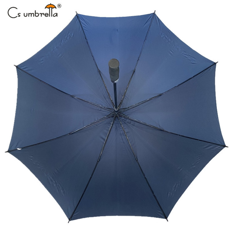 YS-7051 Factory Supply Advertising Outdoor Strong Windproof EVA Handle Auto Open Customized Golf Umbrella With Logo