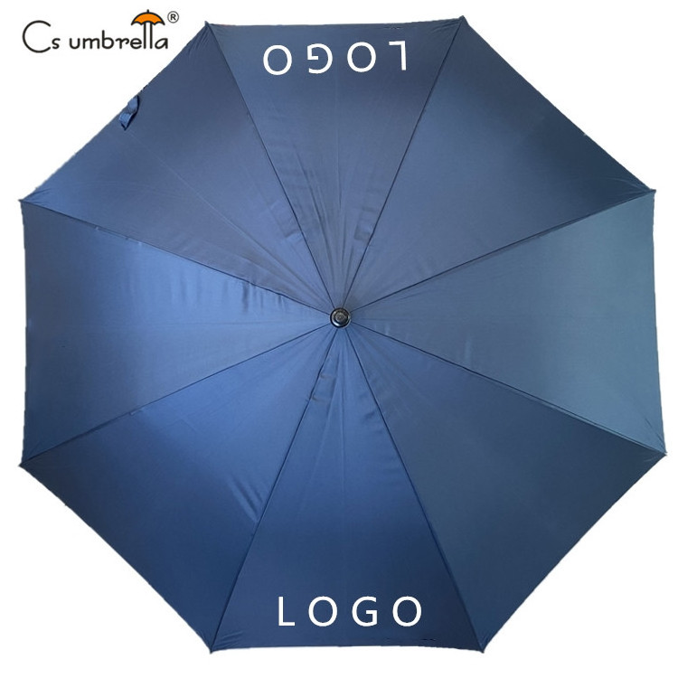 YS-7051 Factory Supply Advertising Outdoor Strong Windproof EVA Handle Auto Open Customized Golf Umbrella With Logo