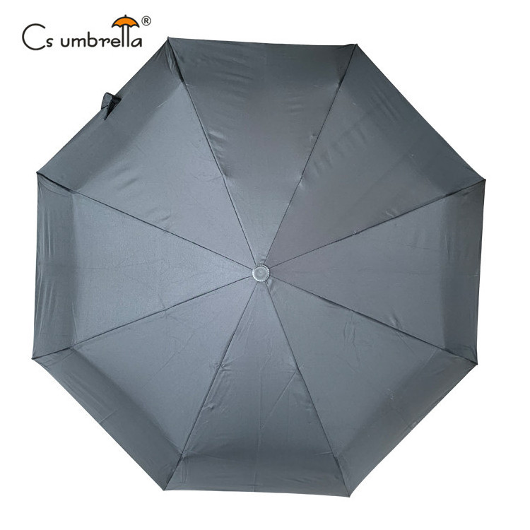 YS-3038 New Invention Paraguas Travel Portable Flashlight Automatic 3 Folding Umbrella With LED Torch