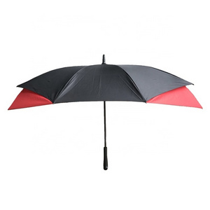 YS-7631 New Design Extendable Golf Umbrella Custom Logo Print Double Layer Windproof Telescopic Ribs Golf Couples Umbrella