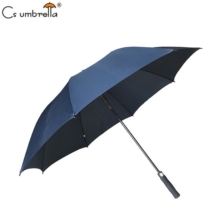 YS-7017 Factory Supply Advertising Umbrella Promotion Custom Logo Big Size Large Auto Open Windproof Straight Golf Umbrella