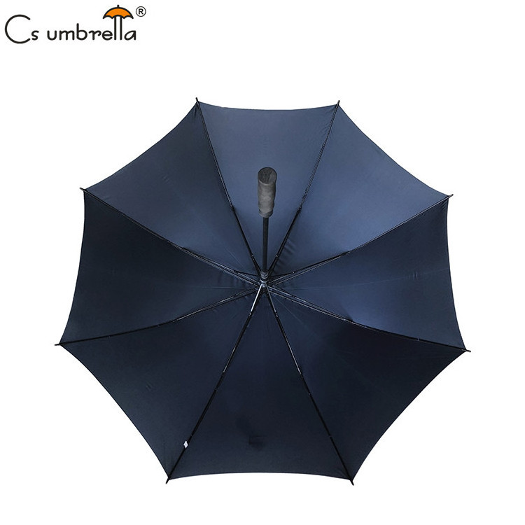 YS-7017 Factory Supply Advertising Umbrella Promotion Custom Logo Big Size Large Auto Open Windproof Straight Golf Umbrella