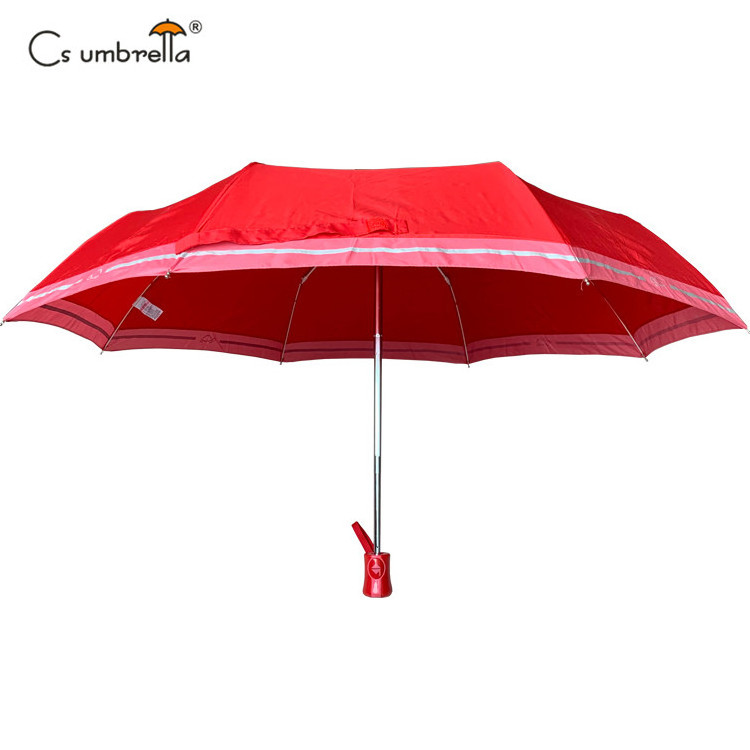 YS-3121 Foldable Umbrella Promotional Custom Advertising Logo Print Portable Travel Auto Open And Close 3 Folding Umbrella