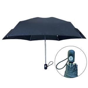 YS-4001 High Quality Telescopic Portable Folded Paraguas Custom Logo 4 Folding Umbrella With Logo umbrella manufacturer