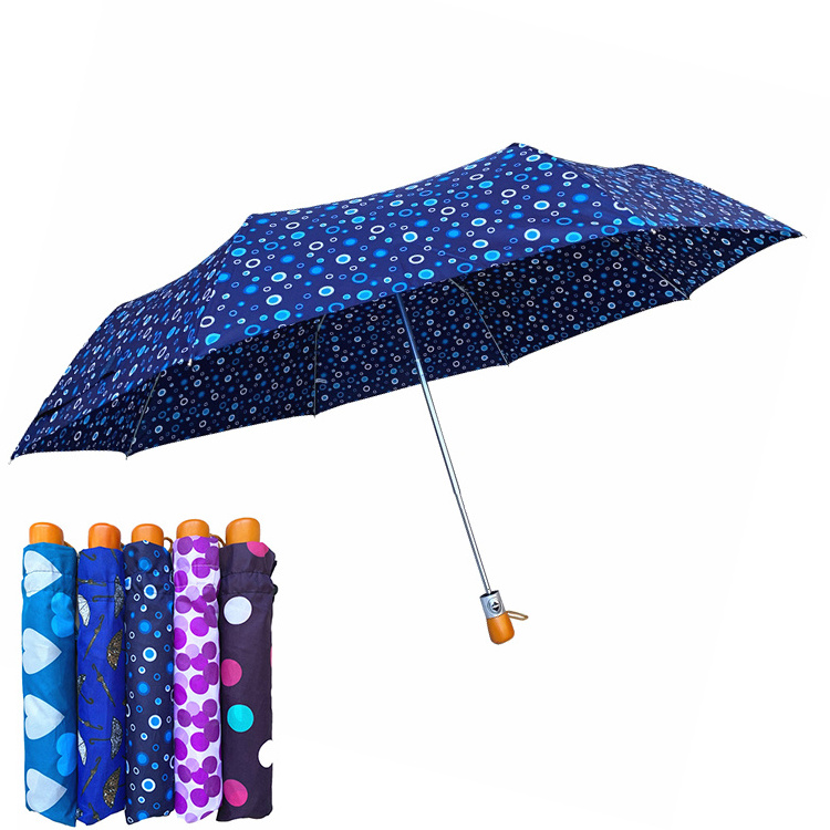 YS-3148 High Quality Custom Print Foldable Golf Umbrella With Logo Windproof Extra large Full Automatic 3 Fold Umbrella