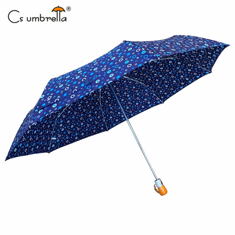 YS-3148 High Quality Custom Print Foldable Golf Umbrella With Logo Windproof Extra large Full Automatic 3 Fold Umbrella