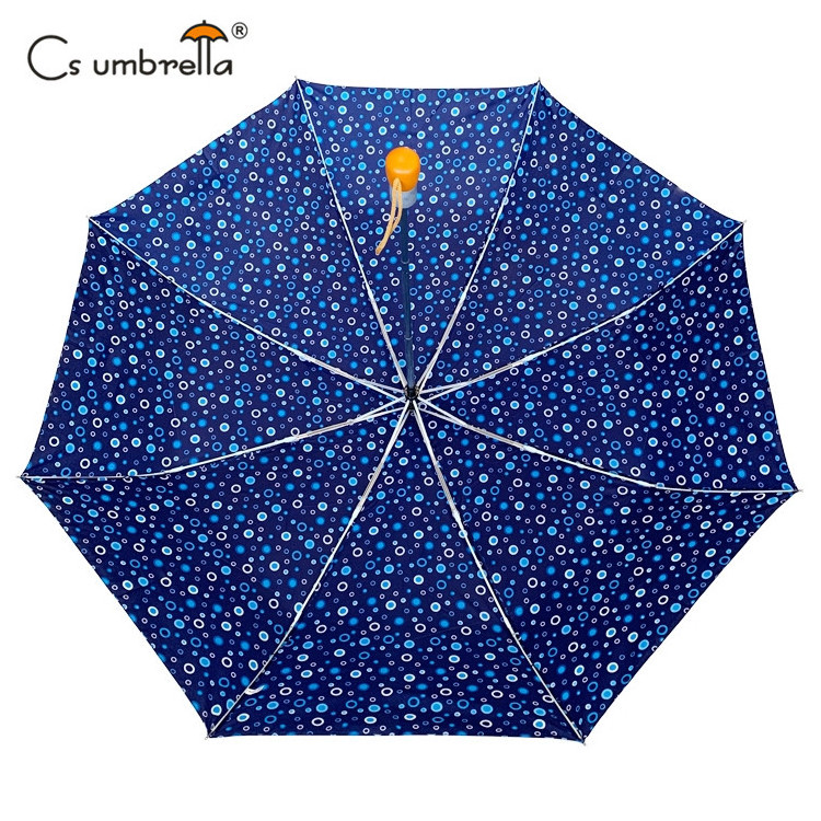 YS-3148 High Quality Custom Print Foldable Golf Umbrella With Logo Windproof Extra large Full Automatic 3 Fold Umbrella