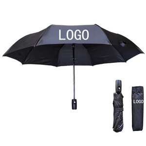 YS-3012 Factory Supply Compact Fold Travel Umbrella Custom Logo Advertising Promotion Portable Auto Open 3 Folding Umbrella