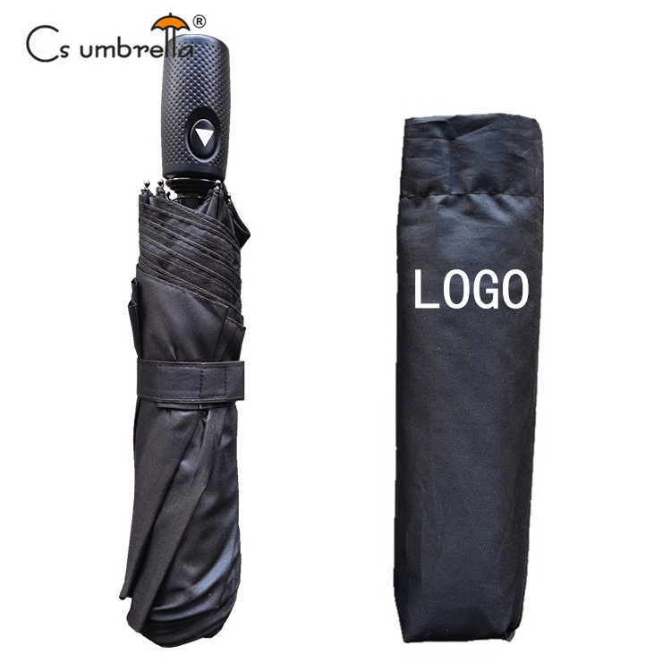 YS-3012 Factory Supply Compact Fold Travel Umbrella Custom Logo Advertising Promotion Portable Auto Open 3 Folding Umbrella