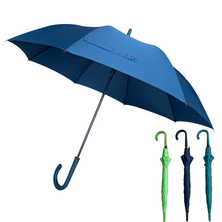 YS-1046 High Quality Sun And Rain Umbrella Windproof Auto Open Custom Logo Advertising Straight Umbrella Paraguas