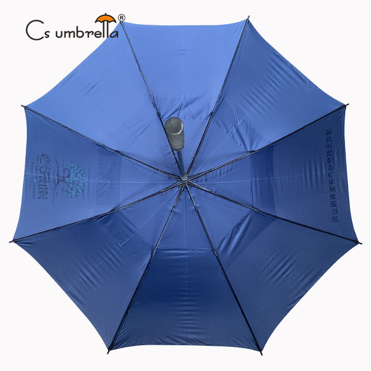 YS-7049 High Quantity Umbrella For the Rain Windproof Custom Advertising Big Size with Vents Auto Open Golf Umbrella With Logo