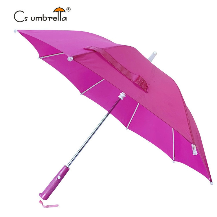 YS-1061 Fancy Design Umbrella For Kids Safety Open LED Ribs And Handle Luminous Flash Light Handle Children's umbrella