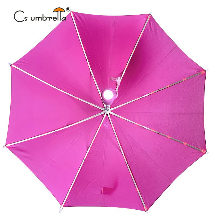 YS-1061 Fancy Design Umbrella For Kids Safety Open LED Ribs And Handle Luminous Flash Light Handle Children's umbrella