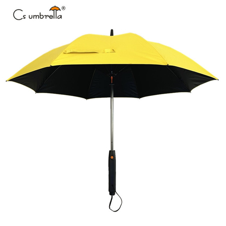 YS-1020 Fan and Water Mist Umbrella Manual Open  Anti UV Fabric Canopy With Fan And Cooling Misting Outdoor Straight Umbrella