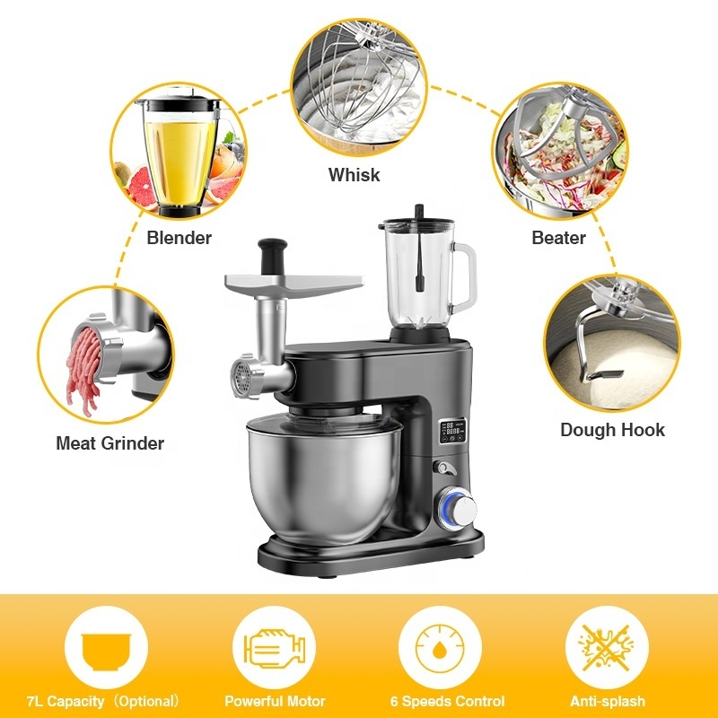 Mixing Juicing And Mincing 3 In 1 Multi-functional Household Blender Juicer Meat Grinder Commercial Stand Mixer