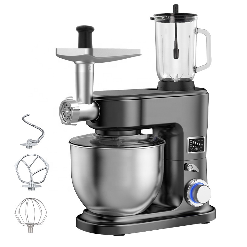 Wholesale 3 In 1 Multifunctional Household Egg Beater Dough Mixer Juicer Blender Commercial Stand Mixer