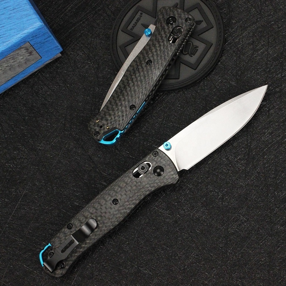 B-enchmade 535 Carbon fiber handle Folding Knife Outdoor Pocket Camping hunting tactical High hardness knife