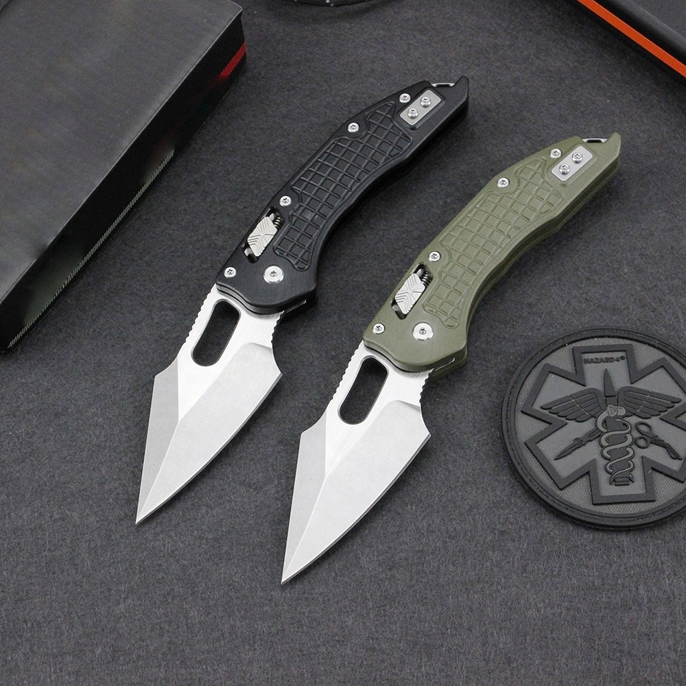 2023 New M-icrotech knife folding knife for D2 blade and G10 handle Tactical knife with Outdoor camping