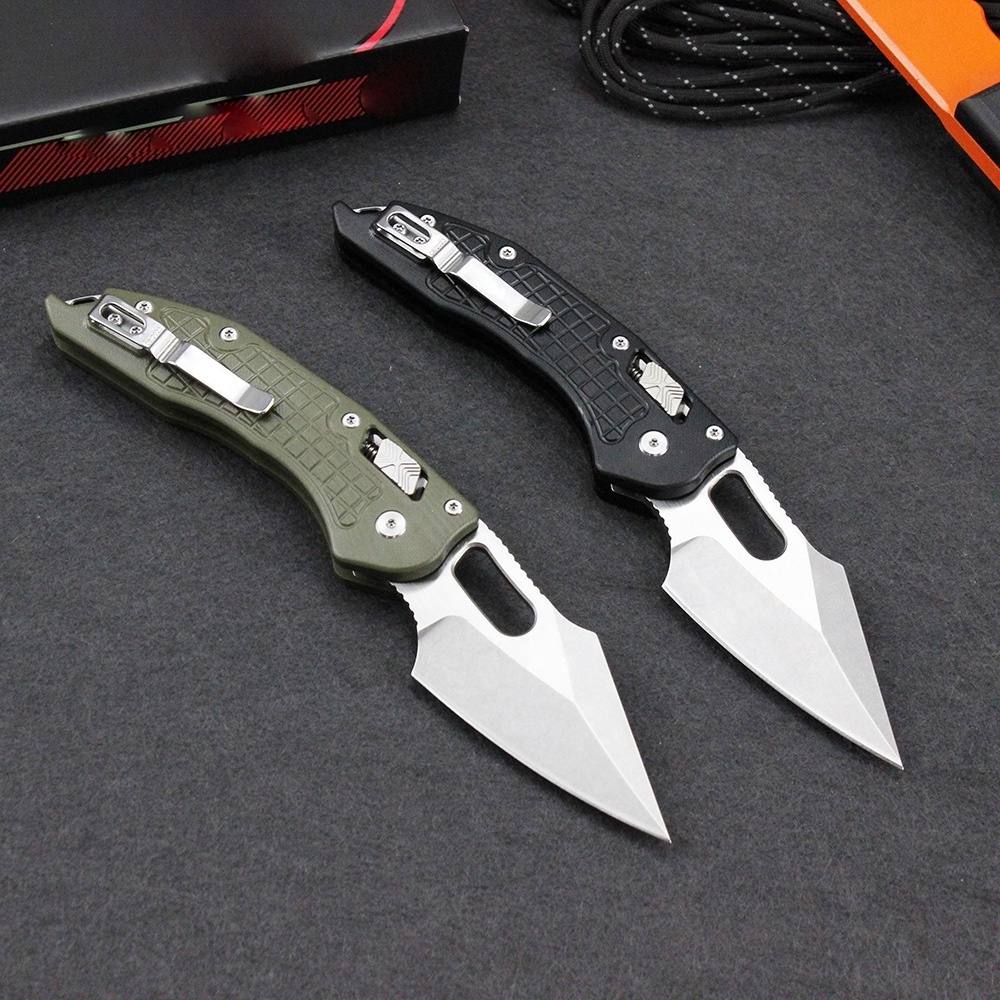 2023 New M-icrotech knife folding knife for D2 blade and G10 handle Tactical knife with Outdoor camping