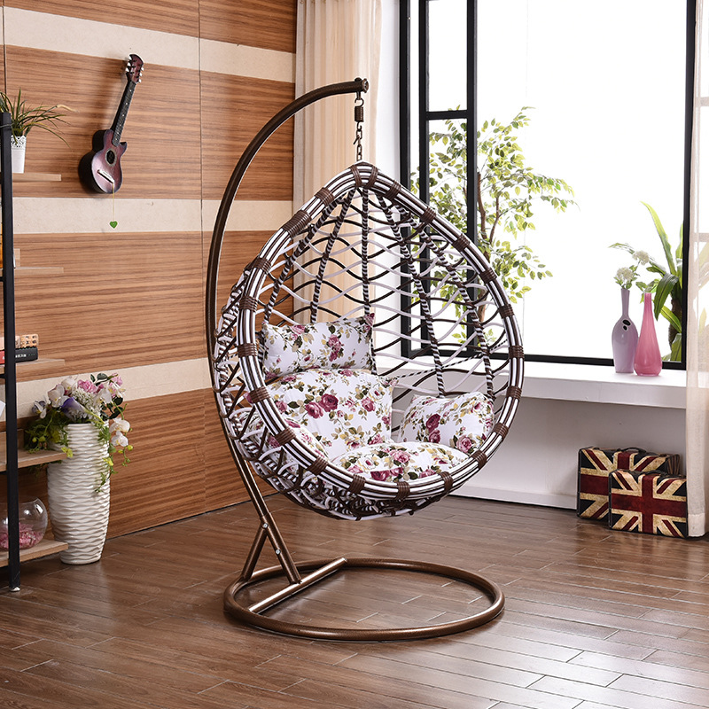 Promotional wicker teardrop chair cheap hanging chairs hanging garden modern hanging chair for balcony