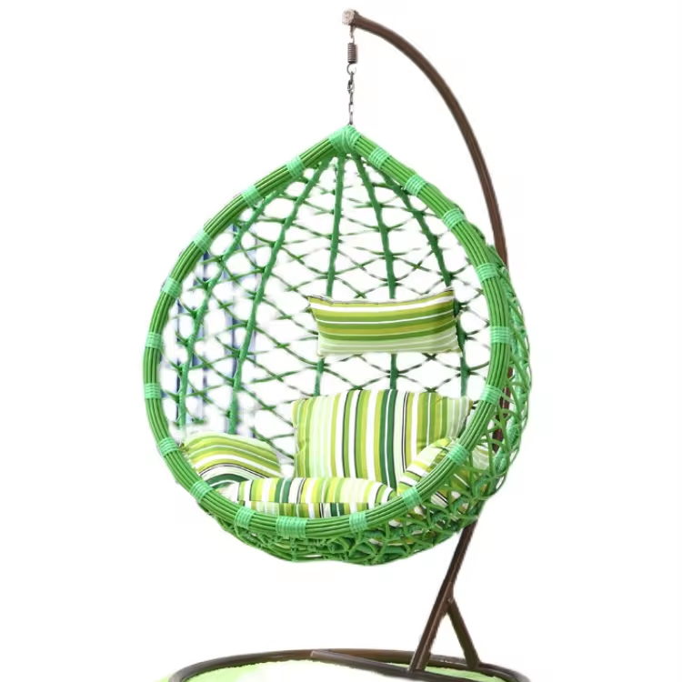 Modern outdoor hanging chair bird cage rattan living room stool rotatable sofa chair hanging outdoor egg chair