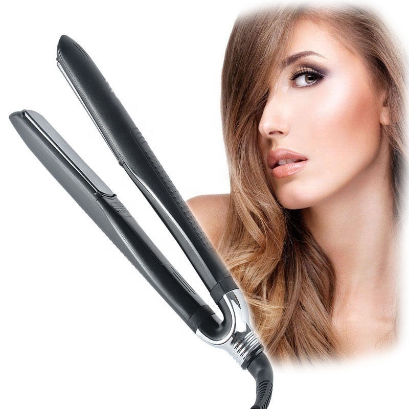 2024 Titanium Flat Irons Salon Hotel Hair Straightener Oem Tourmaline Ceramic Flat Iron Hair Straighteners