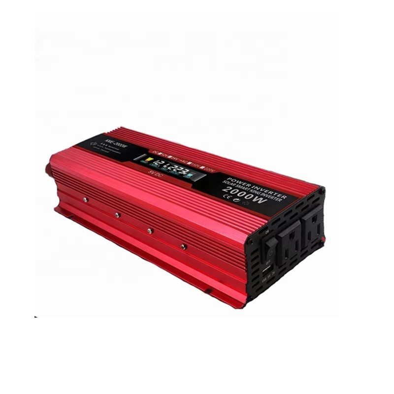 Car Inverter 500w  1000w 2000w 12v 220v Power Inverter 2kva 220v Dc Ac Off Grid Home Inverter