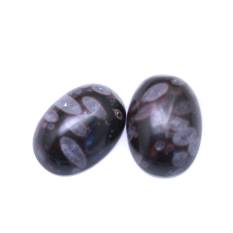 Yisheng Gemstone High-End Customization Cheap Prices Fancy Plum Blossom Cabochon Jade Energy Natural Stone for Jewelry Making