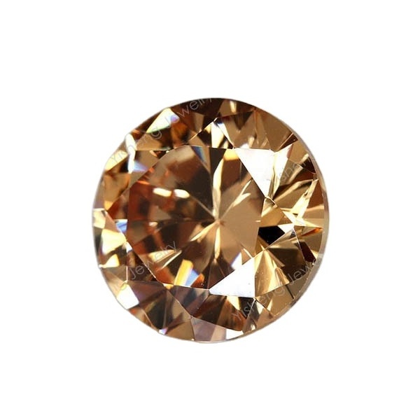 High Quality Round Shape Diamond Cut Colourful Natural Gemstones Peru