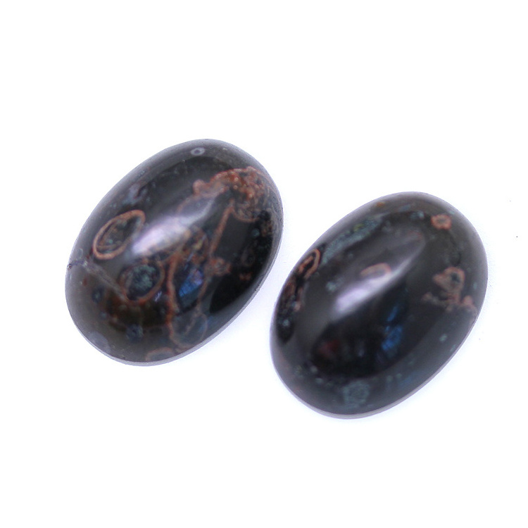 Yisheng Gemstone High-End Customization Cheap Prices Fancy Plum Blossom Cabochon Jade Energy Natural Stone for Jewelry Making