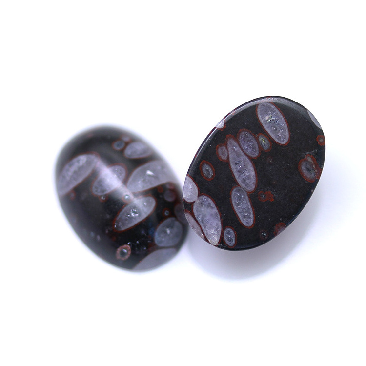 Yisheng Gemstone High-End Customization Cheap Prices Fancy Plum Blossom Cabochon Jade Energy Natural Stone for Jewelry Making