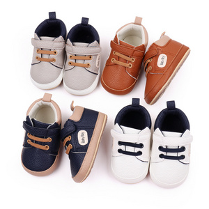 Soft Non-Slip Babies Toddler Boy Shoes Cute Baby Light Walking Shoes Retro Baby Casual Shoes