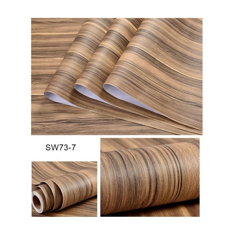 Best quality waterproof wood grain pvc decorative membrane film foil for furniture