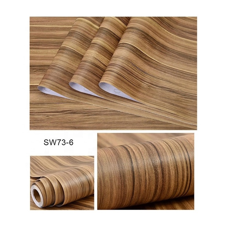 Best quality waterproof wood grain pvc decorative membrane film foil for furniture