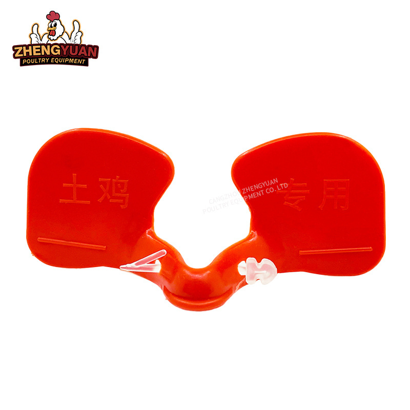 high quality plastic Chicken Protecting Glasses Eye Cover Plastic Red Chicken Glasses For Poultry Farm