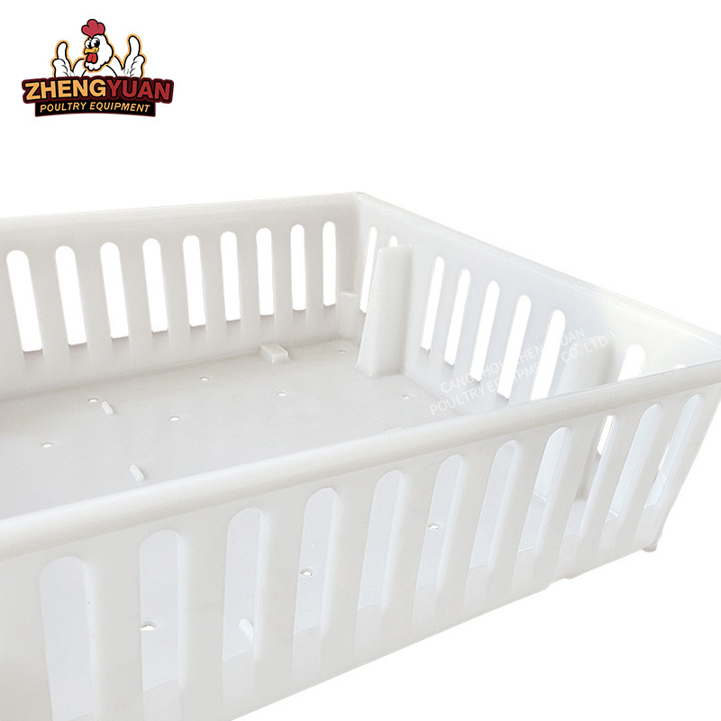 wholesale chick baby chicken plastic transport crate cages poultry cages white cages